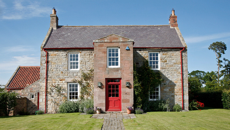 Garden Designer Justin Spink Cottage Farmhouse in Cheviots