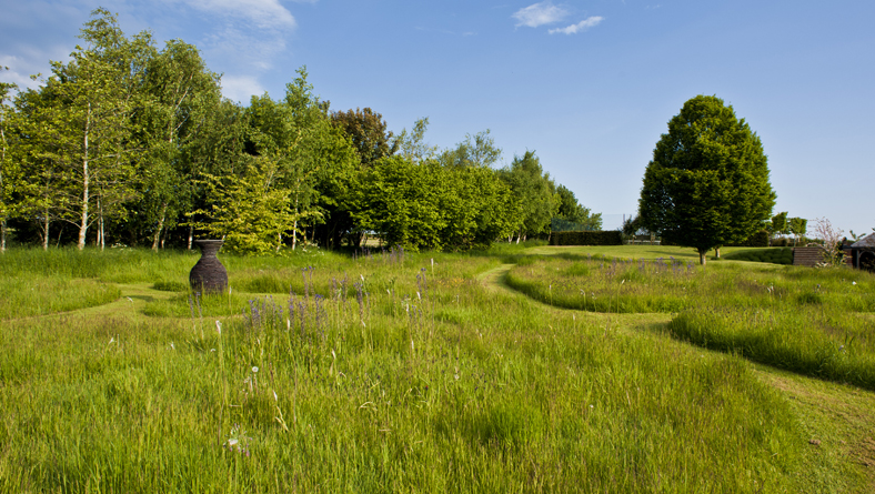 Garden Designer Justin Spink Cottage Garden for a new Farmhouse