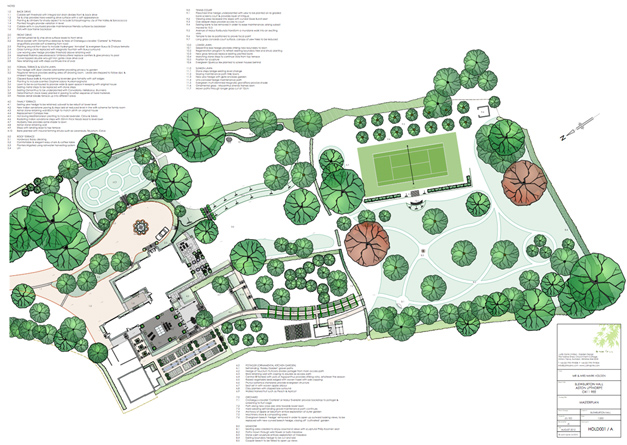 Justin Spink Blewburton Hall Masterplan