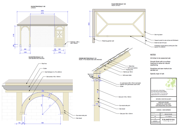 Justin Spink Medlar House Construction Drawings