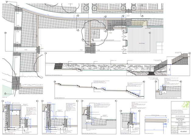 Justin Spink Blewburton Hall Construction Drawings