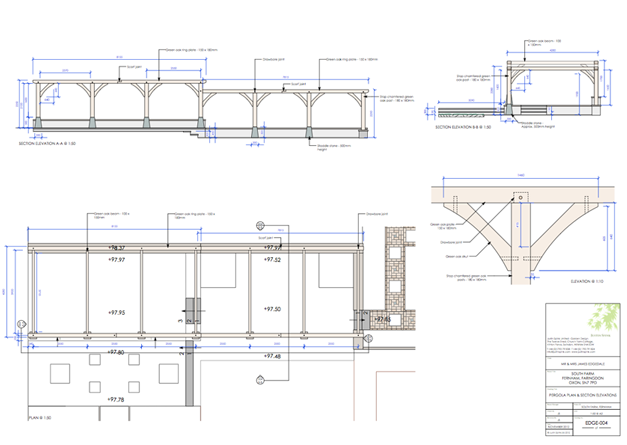 Justin Spink South Farm Construction Drawings