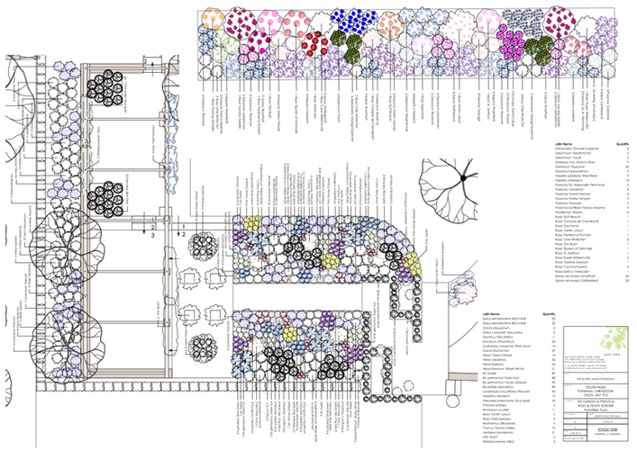 Justin Spink South Farm Planting Plan and Schedules